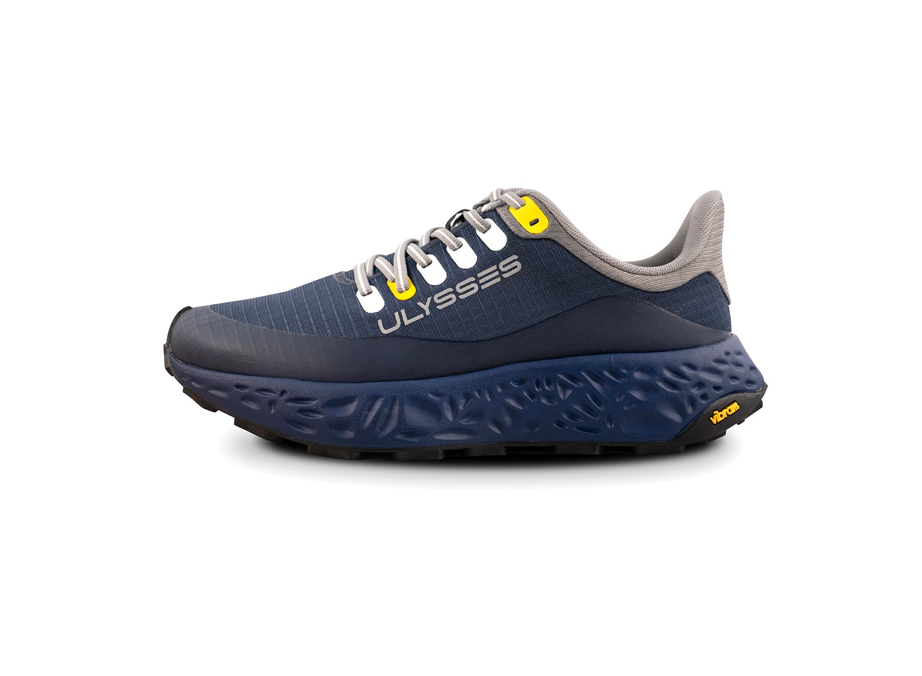 Ahuli walking shoe with cushioned sole and breathable upper, side view.