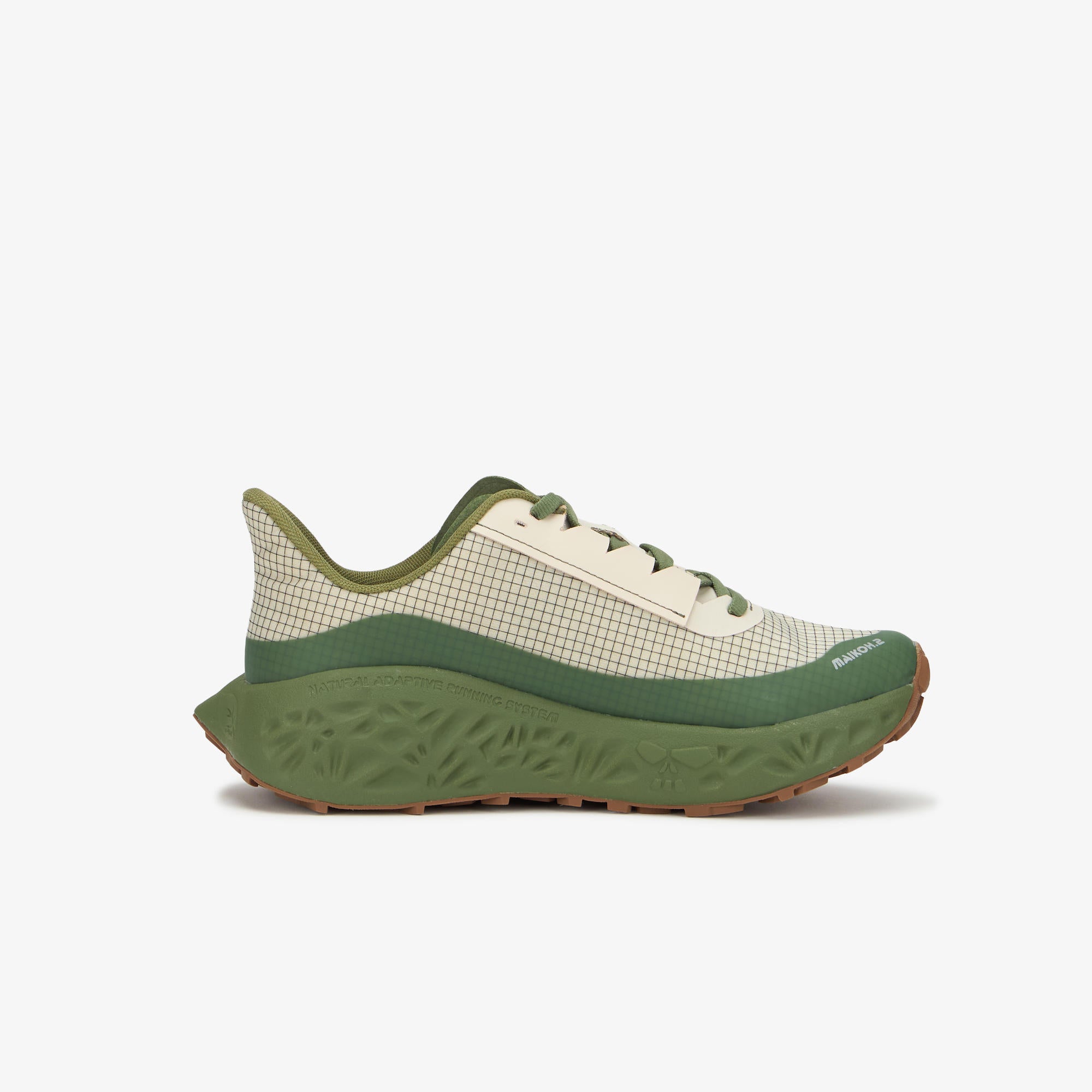 Side view of a green ULYSSES MAIKOH
