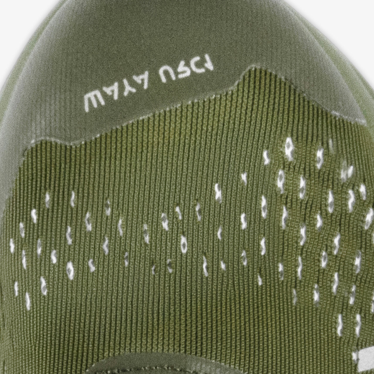 Waya green fabric detail